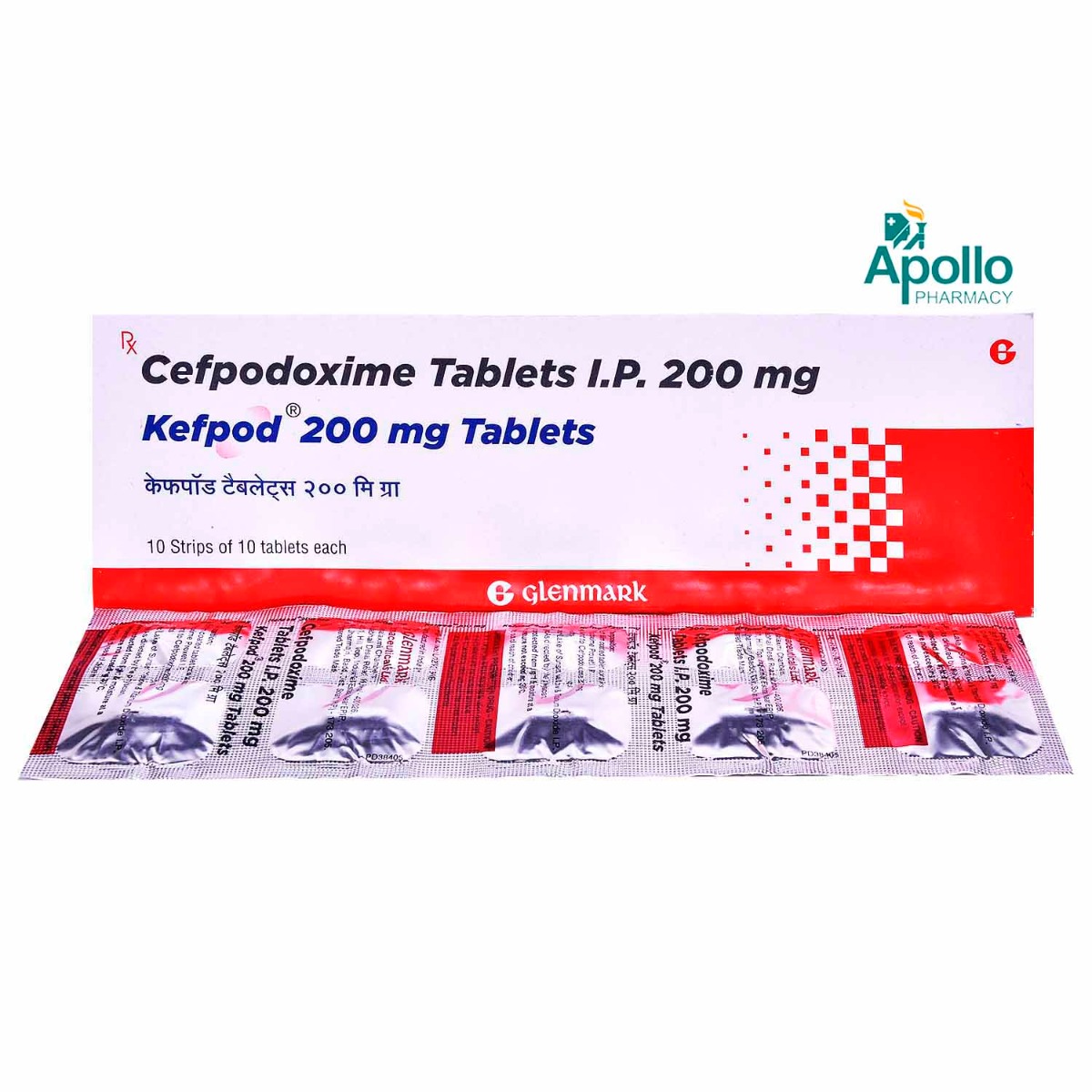 Kefpod 200 Tablet 10's, Pack of 10 TABLETS Kefpod 200 Tablet 10's, Pack of 10 TABLETS