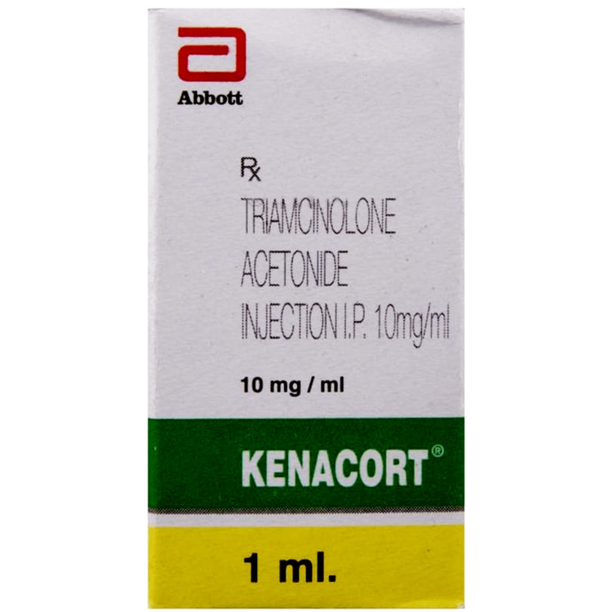 Kenacort 10 mg Injection 1 ml, Pack of 1 INJECTION Kenacort 10 mg Injection 1 ml, Pack of 1 INJECTION