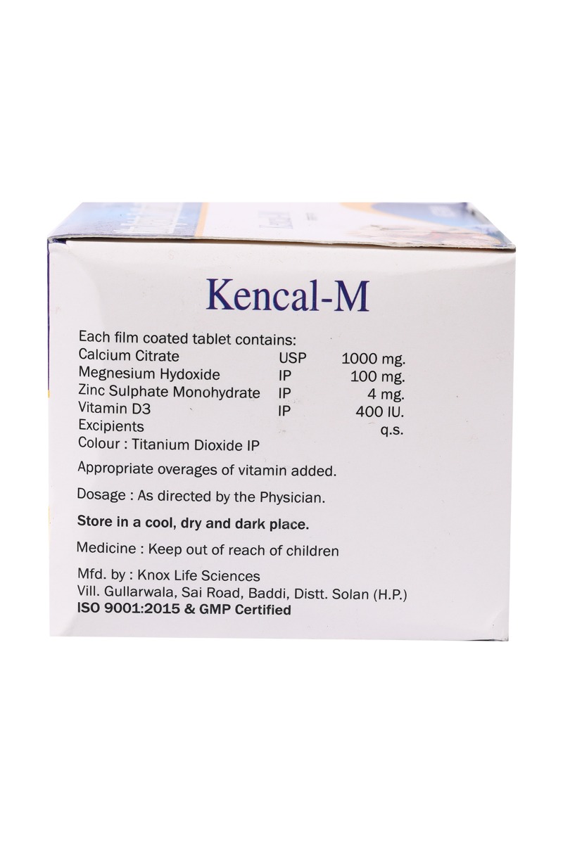 Kencal-M Tablet 10's, Pack of 10 TabletS Kencal-M Tablet 10's, Pack of 10 TabletS