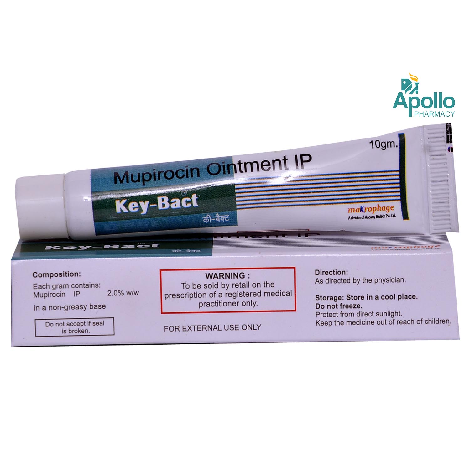 Key Bact Ointment 10 gm, Pack of 1 OINTMENT Key Bact Ointment 10 gm, Pack of 1 OINTMENT
