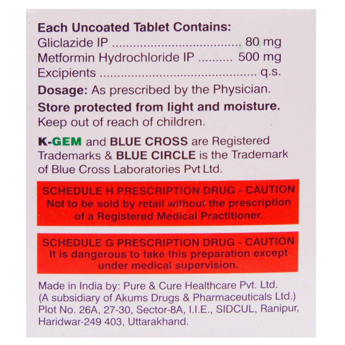 K-Gem Tablet 10's, Pack of 10 TABLETS K-Gem Tablet 10's, Pack of 10 TABLETS