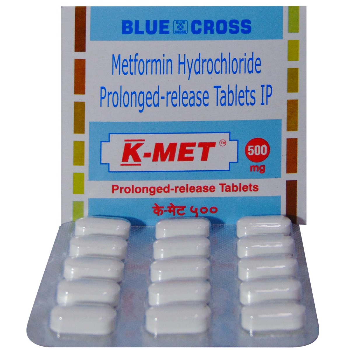 K-Met 500 mg Tablet 10's, Pack of 10 TabletS K-Met 500 mg Tablet 10's, Pack of 10 TabletS