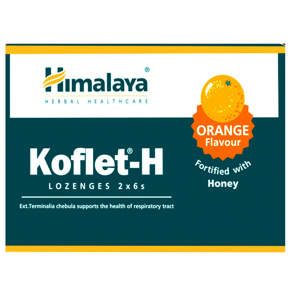 Himalaya Koflet-H Orange Lozenges, 6 Count, Pack of 6 Himalaya Koflet-H Orange Lozenges, 6 Count, Pack of 6