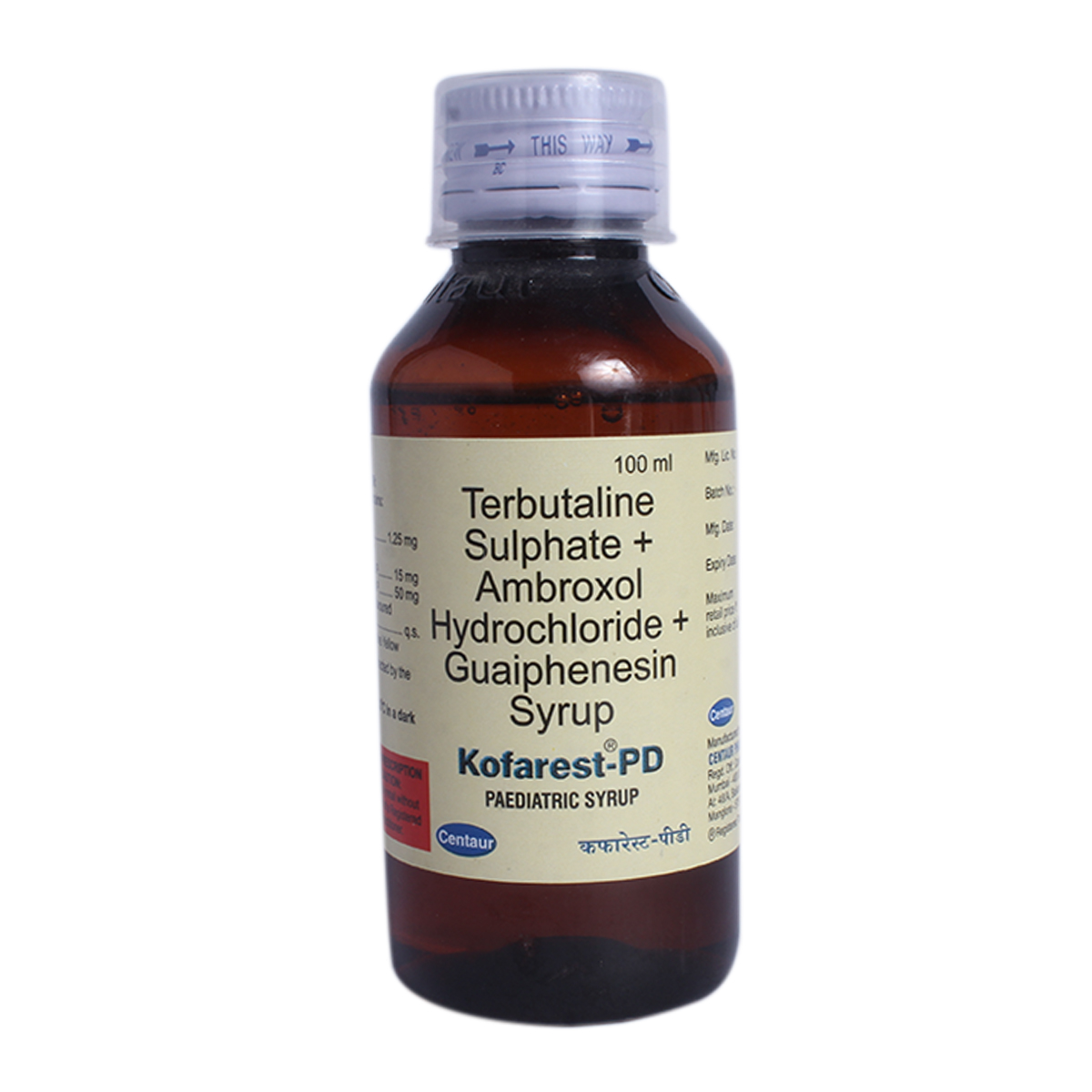 Kofarest PD Syrup 100 ml, Pack of 1 Kofarest PD Syrup 100 ml, Pack of 1