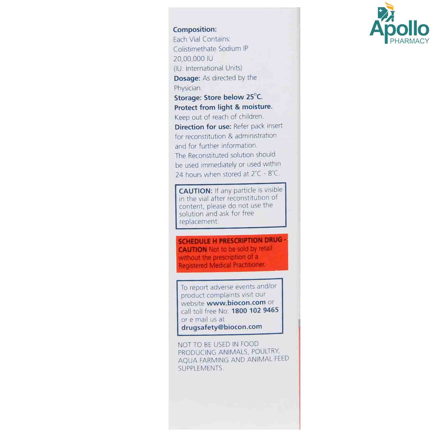 Koolistin 2miu Injection, Pack of 1 Injection Koolistin 2miu Injection, Pack of 1 Injection