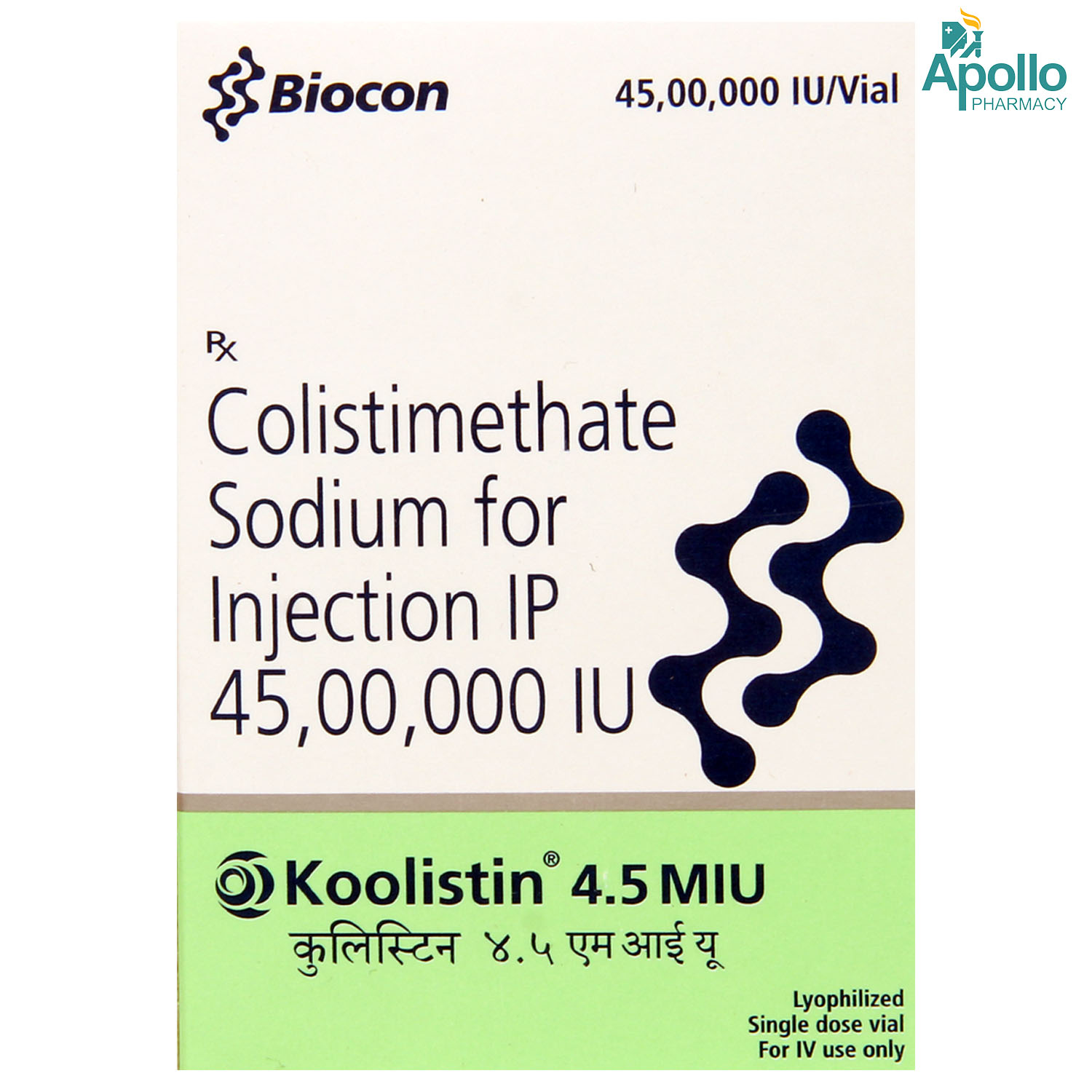 Koolistin 4.5miu Injection, Pack of 1 Injection Koolistin 4.5miu Injection, Pack of 1 Injection