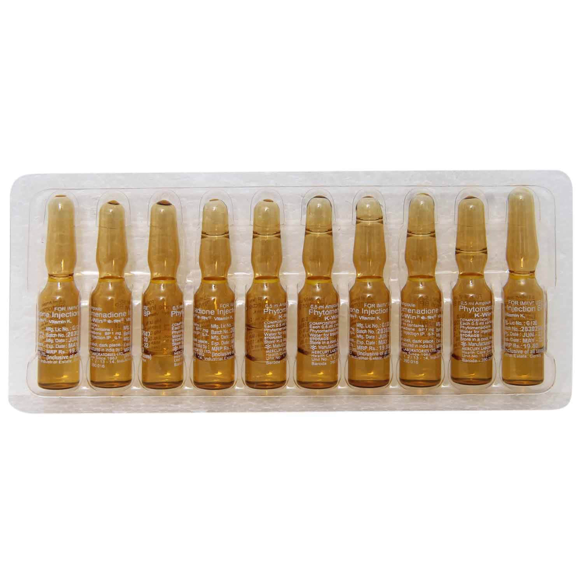 K-Win 1 mg Injection 0.5 ml, Pack of 1 Injection K-Win 1 mg Injection 0.5 ml, Pack of 1 Injection