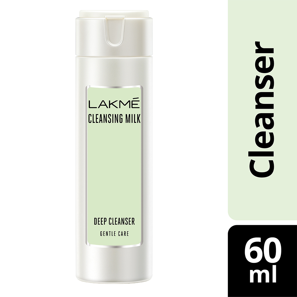 Lakme Gentle Care Deep Cleanser 60 ml | Hyaluronic Acid & Vitamin E | Deep Pore Cleanser | Removes Make up & Impurities | For Soft & Glowing Skin, Pack of 1 Lakme Gentle Care Deep Cleanser 60 ml | Hyaluronic Acid & Vitamin E | Deep Pore Cleanser | Removes Make up & Impurities | For Soft & Glowing Skin, Pack of 1