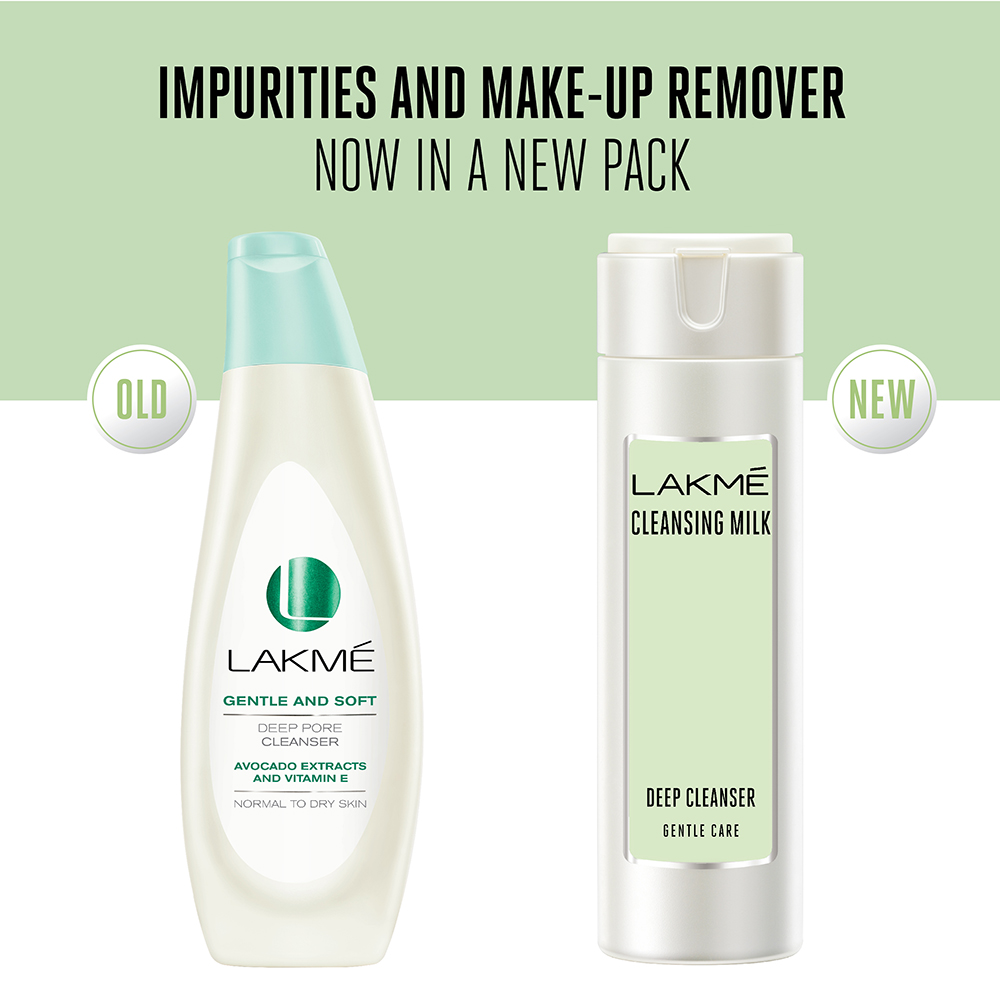 Lakme Gentle Care Deep Cleanser 60 ml | Hyaluronic Acid & Vitamin E | Deep Pore Cleanser | Removes Make up & Impurities | For Soft & Glowing Skin, Pack of 1 Lakme Gentle Care Deep Cleanser 60 ml | Hyaluronic Acid & Vitamin E | Deep Pore Cleanser | Removes Make up & Impurities | For Soft & Glowing Skin, Pack of 1