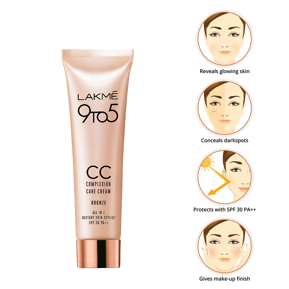 Lakme 9 to 5 Bronze Complexion Care Cream, 9 gm, Pack of 1 Lakme 9 to 5 Bronze Complexion Care Cream, 9 gm, Pack of 1