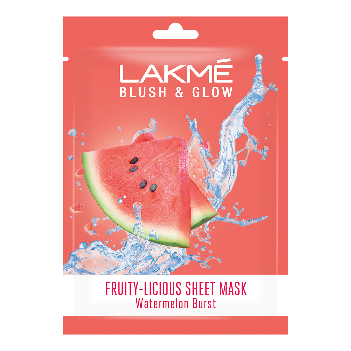 Lakme Blush & Glow Watermelon Burst Sheet Mask 25 ml | With Pure Watermelon Extract | Fruit Facial Like Glow In 15 Min | Gives Rejuvenated Feel, Pack of 1 Lakme Blush & Glow Watermelon Burst Sheet Mask 25 ml | With Pure Watermelon Extract | Fruit Facial Like Glow In 15 Min | Gives Rejuvenated Feel, Pack of 1