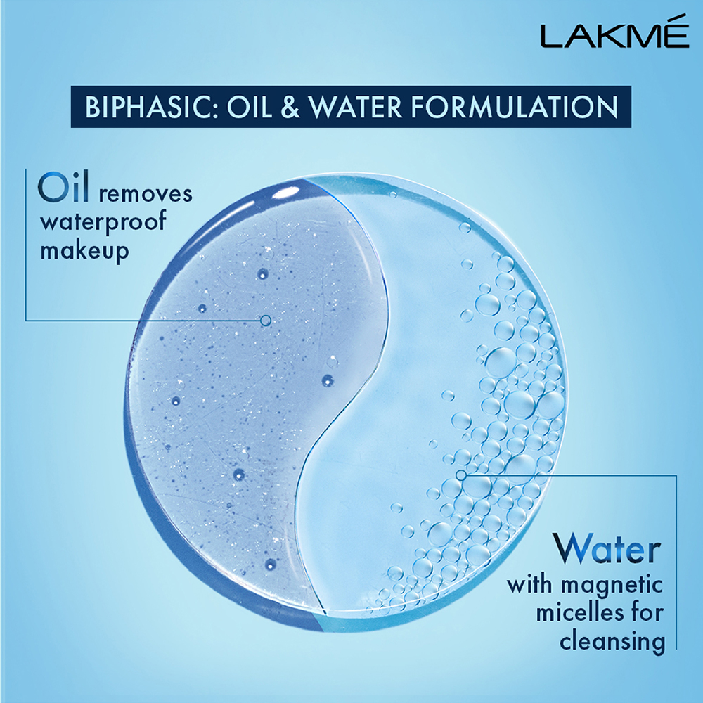 Lakme Micellar Pure Biphasic Makeup Remover, 100 ml, Pack of 1 Lakme Micellar Pure Biphasic Makeup Remover, 100 ml, Pack of 1