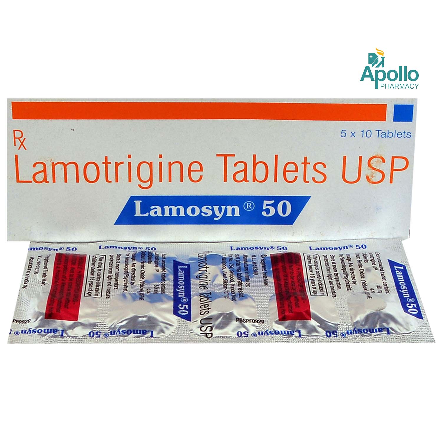 Lamosyn 50 mg Tablet 10's, Pack of 10 TABLETS Lamosyn 50 mg Tablet 10's, Pack of 10 TABLETS
