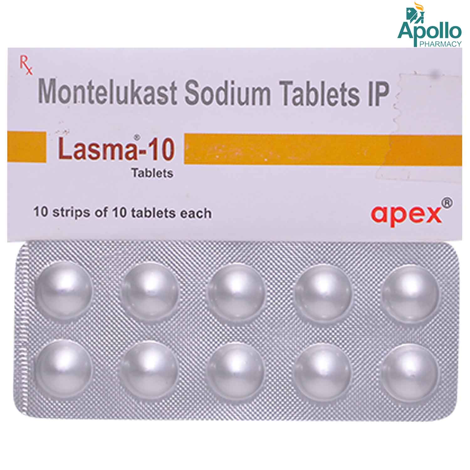 Lasma-10 Tablet 10's, Pack of 10 TABLETS Lasma-10 Tablet 10's, Pack of 10 TABLETS