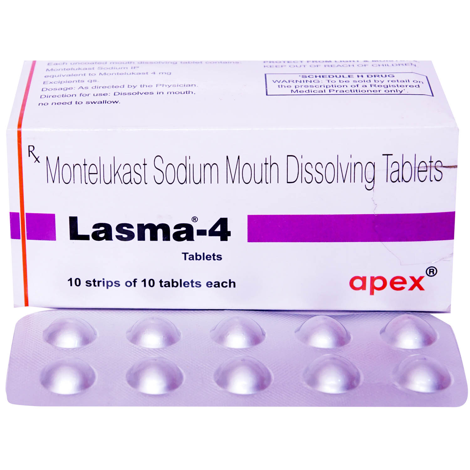 Lasma 4 Tablet 10's, Pack of 10 TABLETS Lasma 4 Tablet 10's, Pack of 10 TABLETS