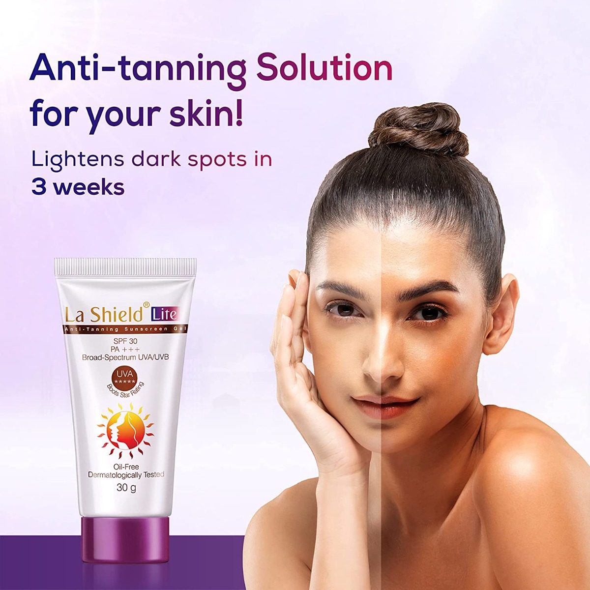 La Shield Lite SPF 30+ And PA+++ Sunscreen Gel, 30 gm, Pack of 1 La Shield Lite SPF 30+ And PA+++ Sunscreen Gel, 30 gm, Pack of 1