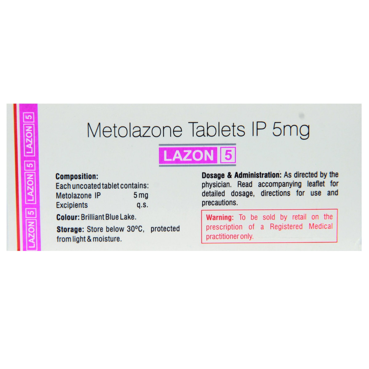 Lazon 5 Tablet 10's, Pack of 10 TabletS Lazon 5 Tablet 10's, Pack of 10 TabletS