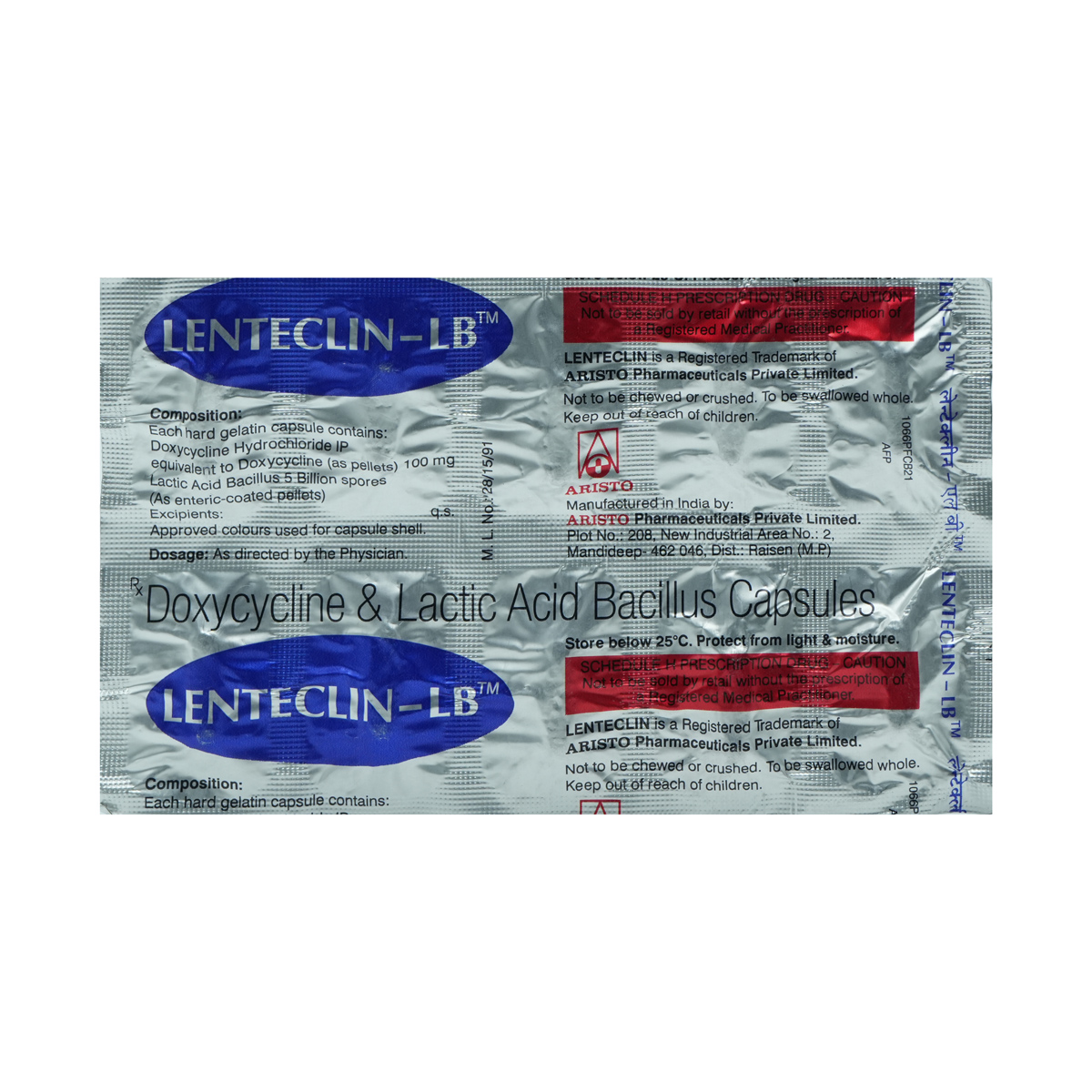 Buy Lenteclin-LB Capsule 10's Online