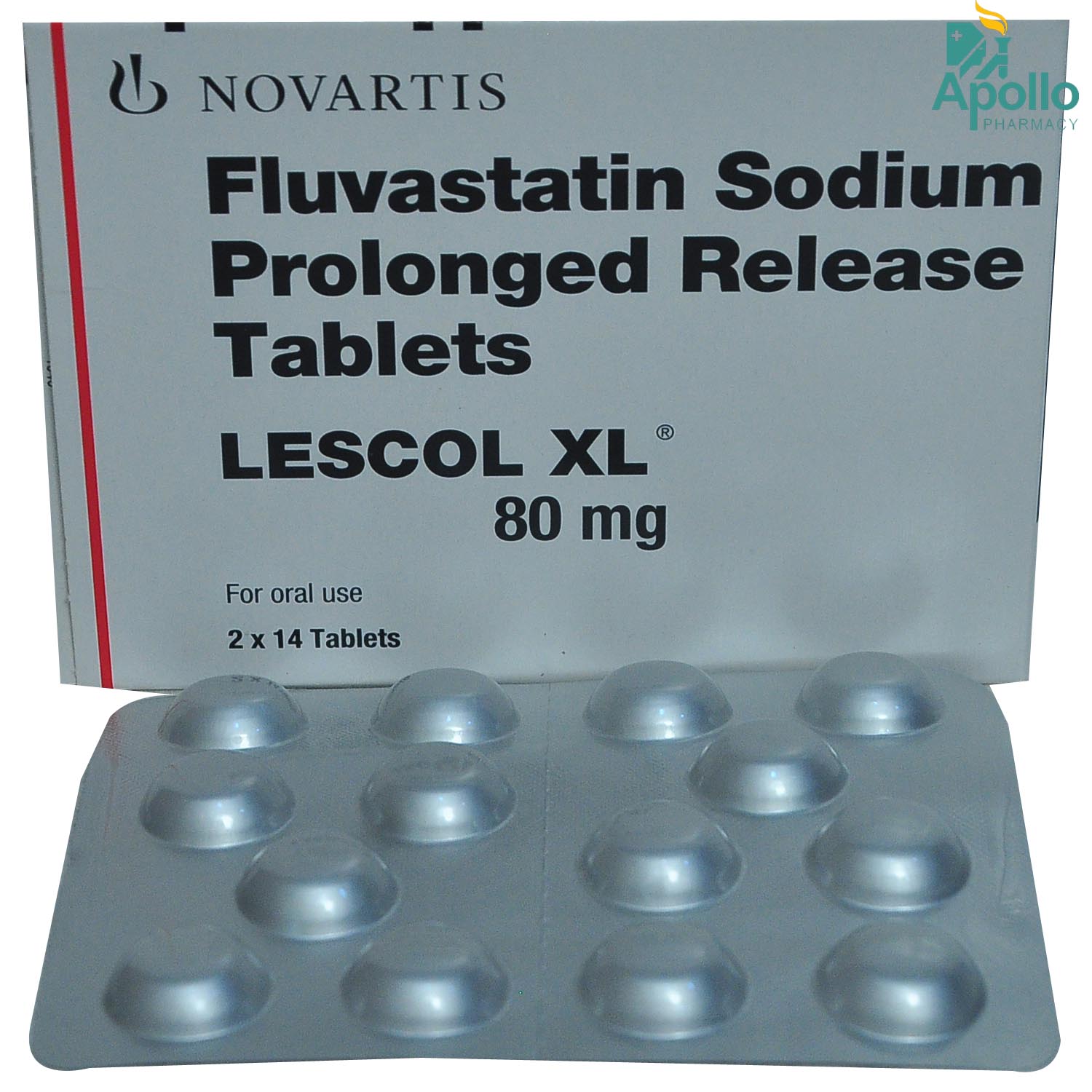 Lescol XL 80 Tablet 14's, Pack of 14 TABLETS Lescol XL 80 Tablet 14's, Pack of 14 TABLETS