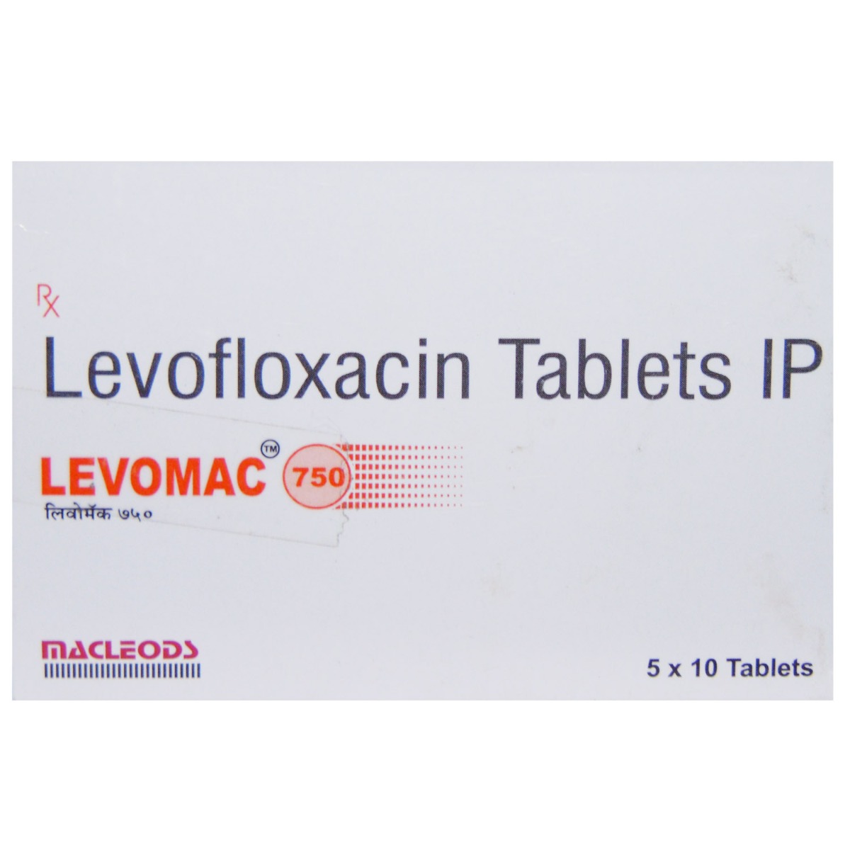 Levomac 750 Tablet 10's, Pack of 10 TABLETS Levomac 750 Tablet 10's, Pack of 10 TABLETS