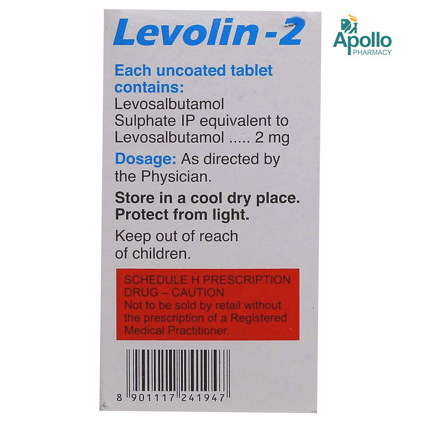 Levolin 2 Tablet 10's, Pack of 10 TabletS Levolin 2 Tablet 10's, Pack of 10 TabletS
