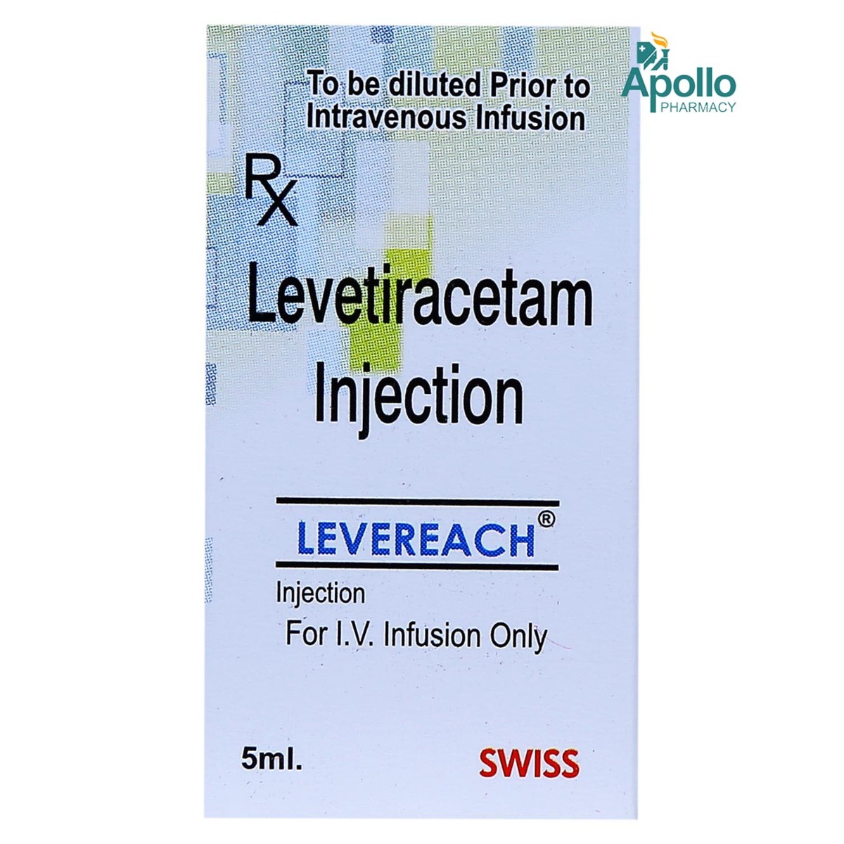 Levereach 100mg Injection 5ml, Pack of 1 Injection Levereach 100mg Injection 5ml, Pack of 1 Injection
