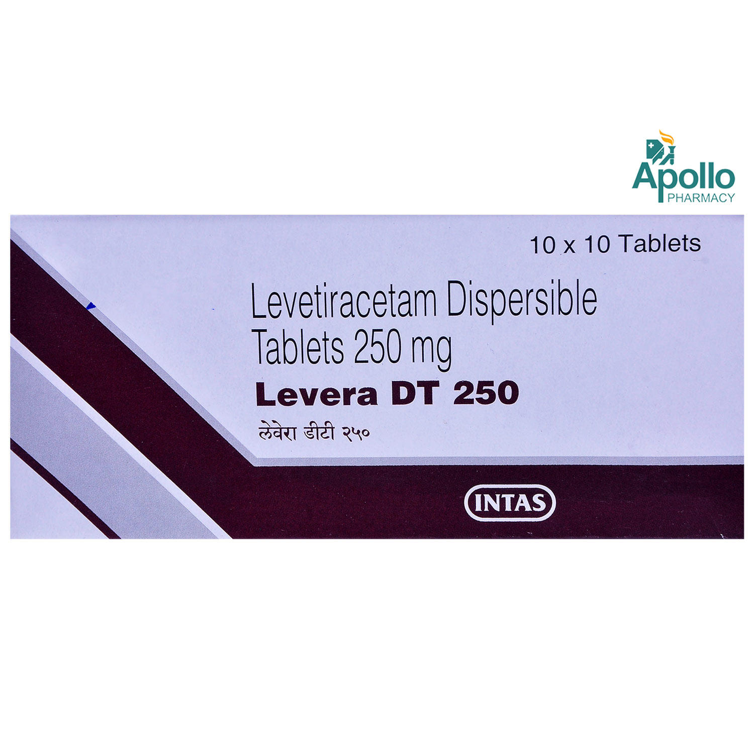 Buy LEVERA DT 250MG TABLET 10'S Online