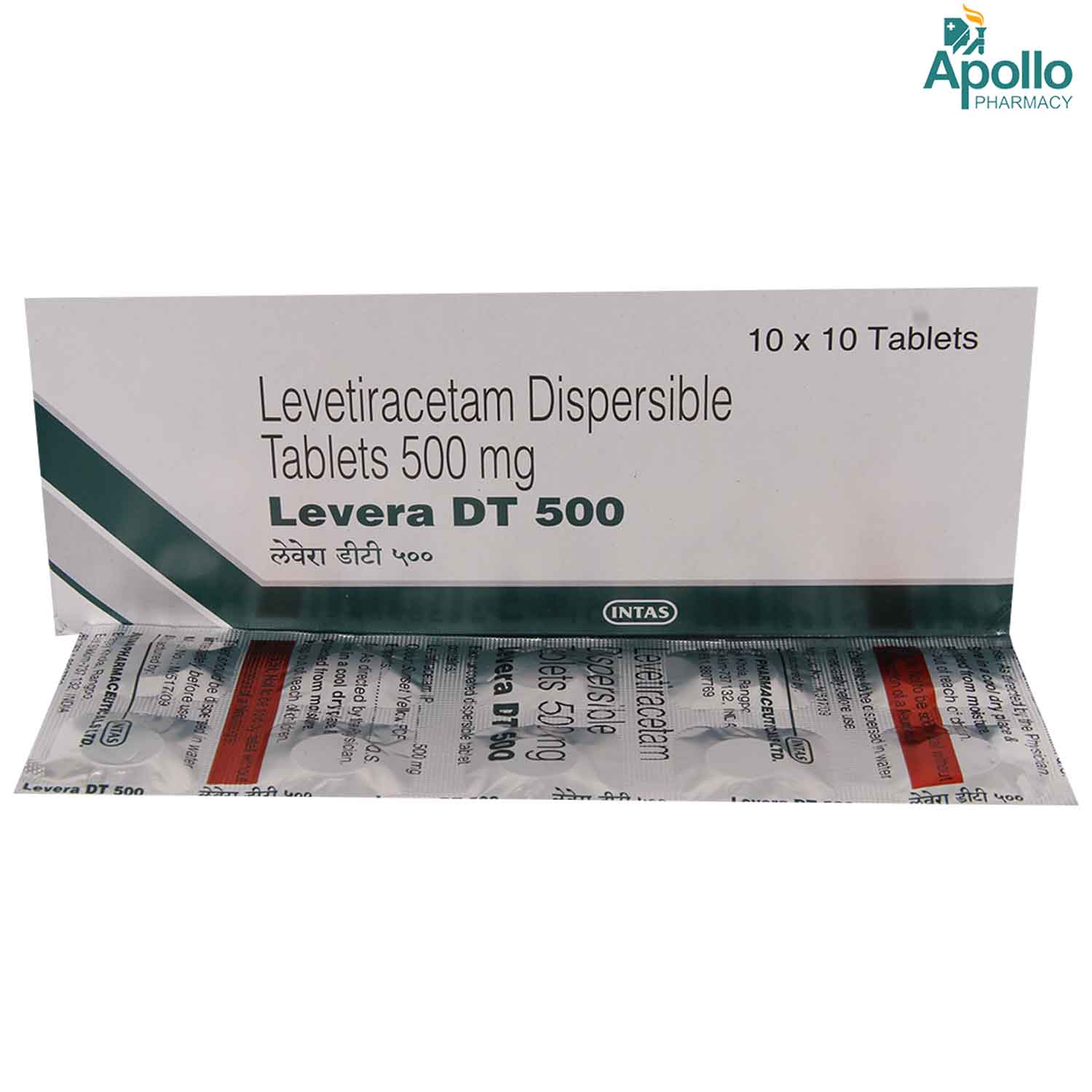 Levera DT 500 Tablet 10's, Pack of 10 TabletS Levera DT 500 Tablet 10's, Pack of 10 TabletS