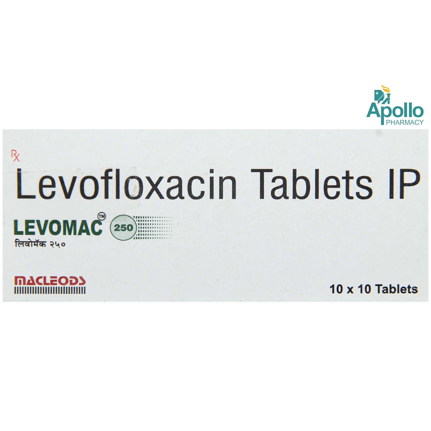 Levomac 250 mg Tablet 10's, Pack of 10 TabletS Levomac 250 mg Tablet 10's, Pack of 10 TabletS