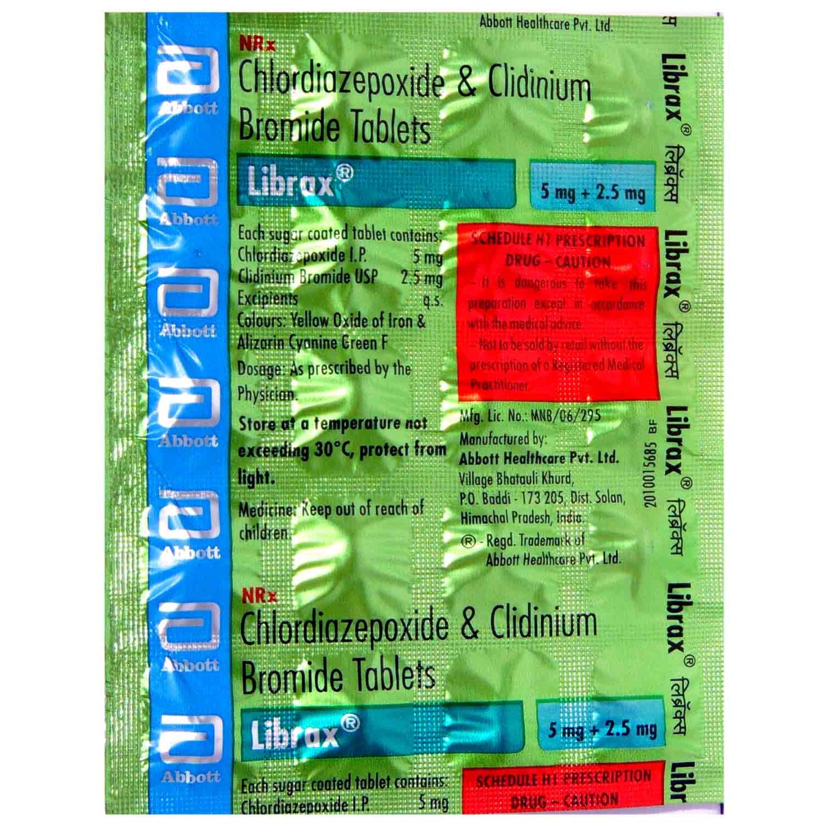 Librax Tablet 20's, Pack of 20 TabletS Librax Tablet 20's, Pack of 20 TabletS