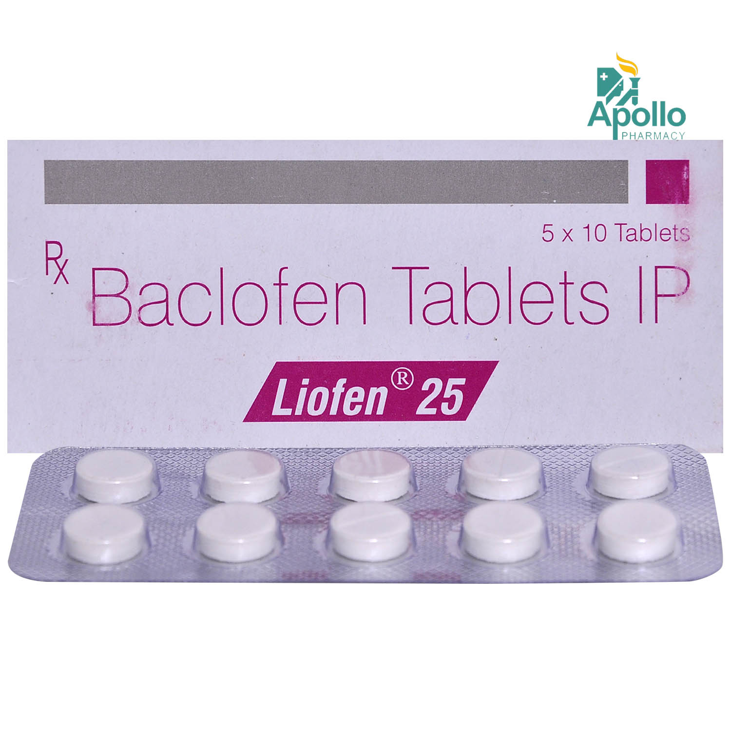 Liofen 25 Tablet 10's, Pack of 10 TABLETS Liofen 25 Tablet 10's, Pack of 10 TABLETS