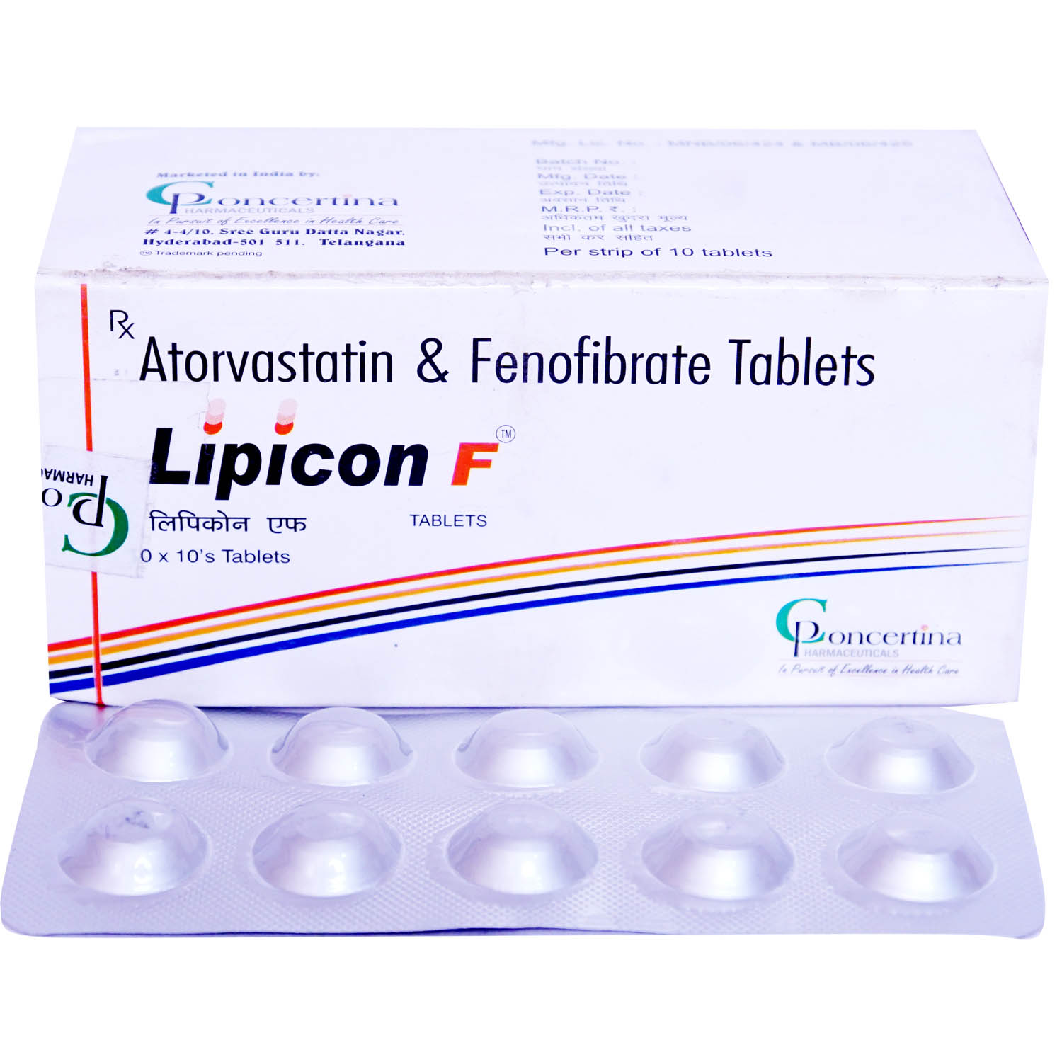 Lipicon-F Tablet 10's, Pack of 10 TabletS Lipicon-F Tablet 10's, Pack of 10 TabletS