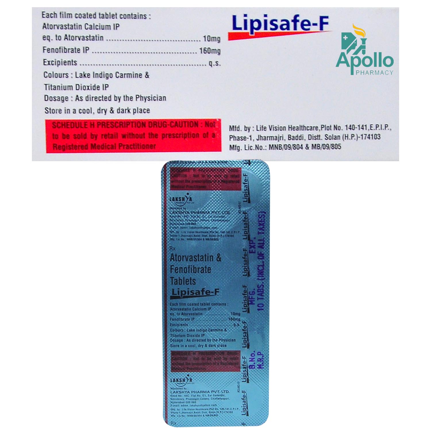 Lipisafe-F Tablet 10's, Pack of 10 TABLETS Lipisafe-F Tablet 10's, Pack of 10 TABLETS