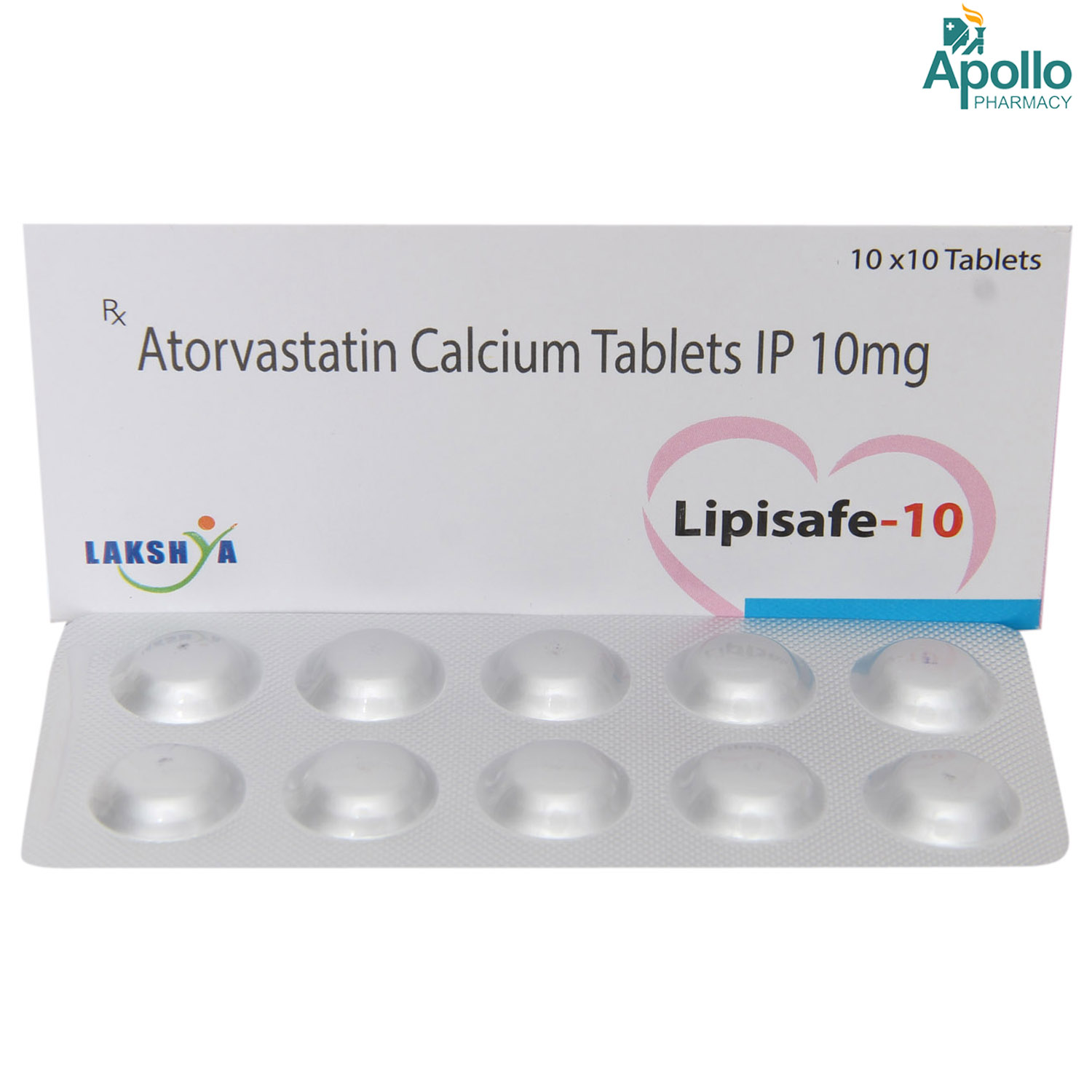 Lipisafe 10 Tablet 10's, Pack of 10 TABLET MDS Lipisafe 10 Tablet 10's, Pack of 10 TABLET MDS