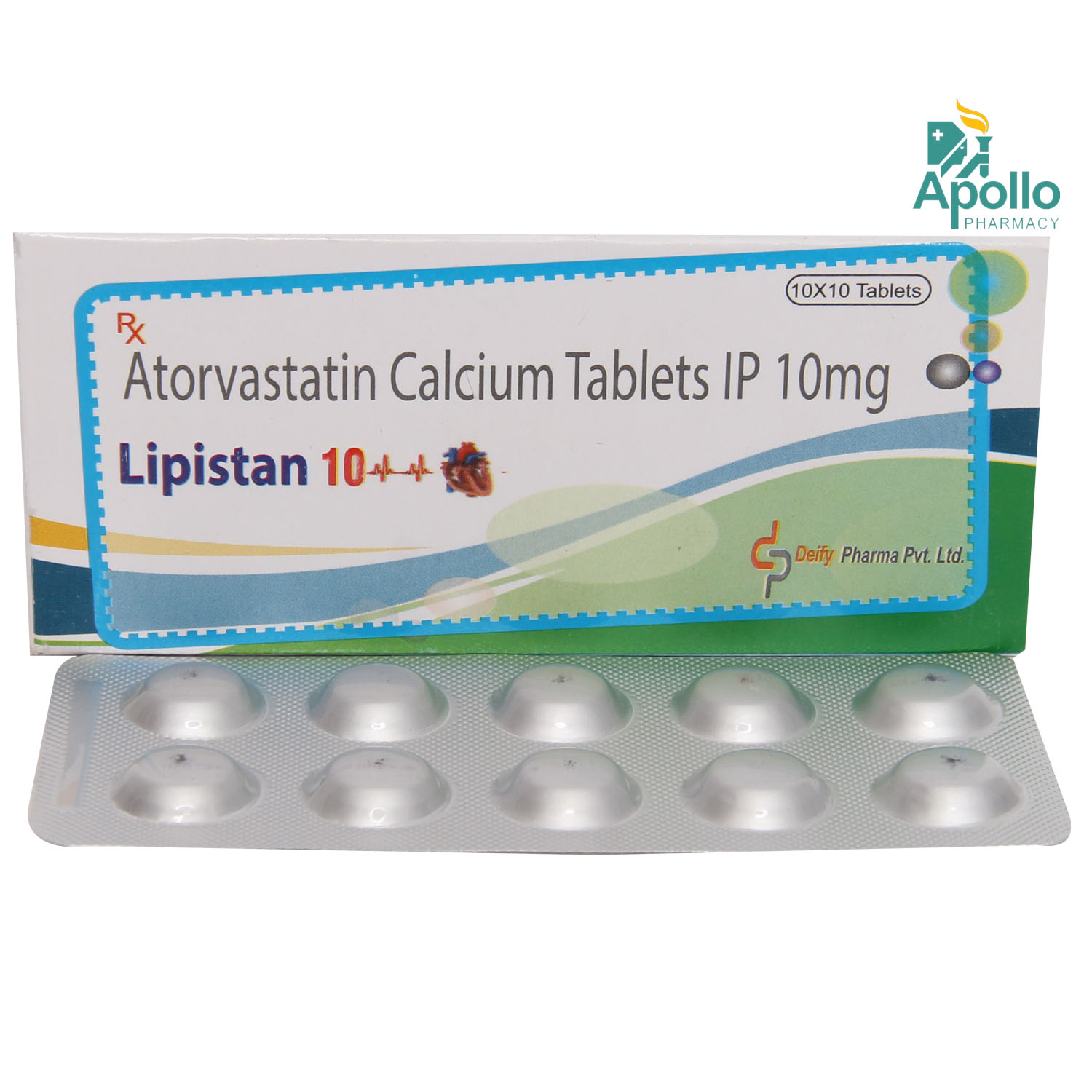 LIPISTAN 10MG TABLET 10'S, Pack of 10 TabletS LIPISTAN 10MG TABLET 10'S, Pack of 10 TabletS