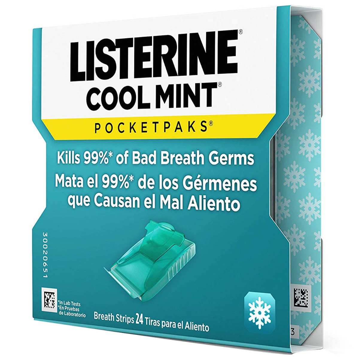 Listerine Cool Mint Pocket Paks Breath Freshener Strips, 24 Count Price