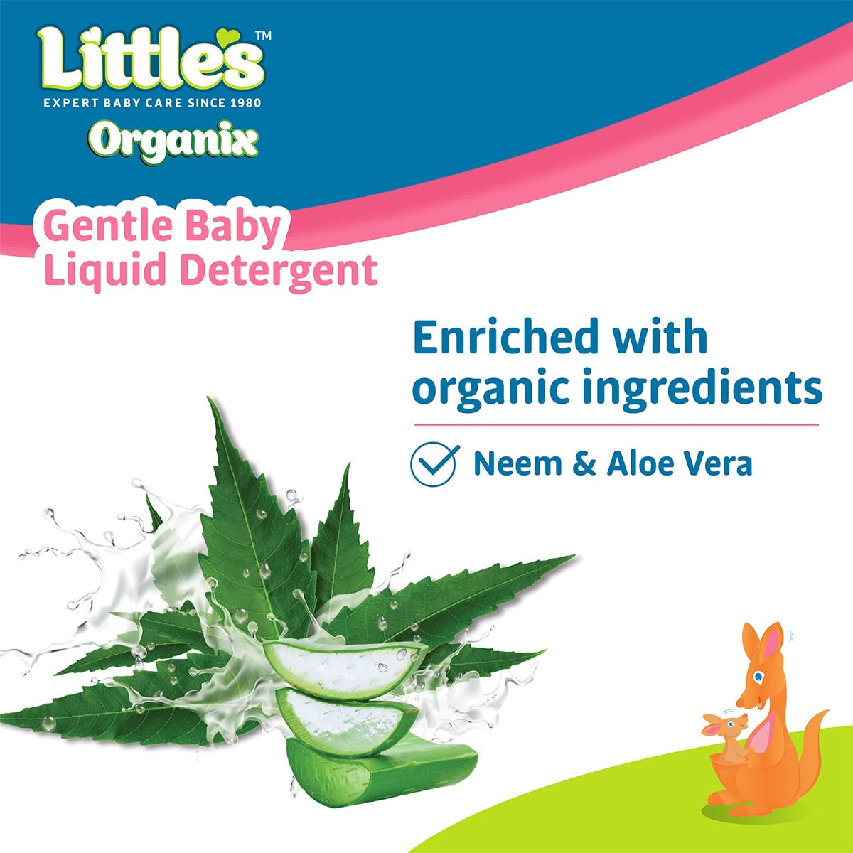 Little's Organix Gentle Baby Liquid Detergent, 1 Litre, Pack of 1 Little's Organix Gentle Baby Liquid Detergent, 1 Litre, Pack of 1