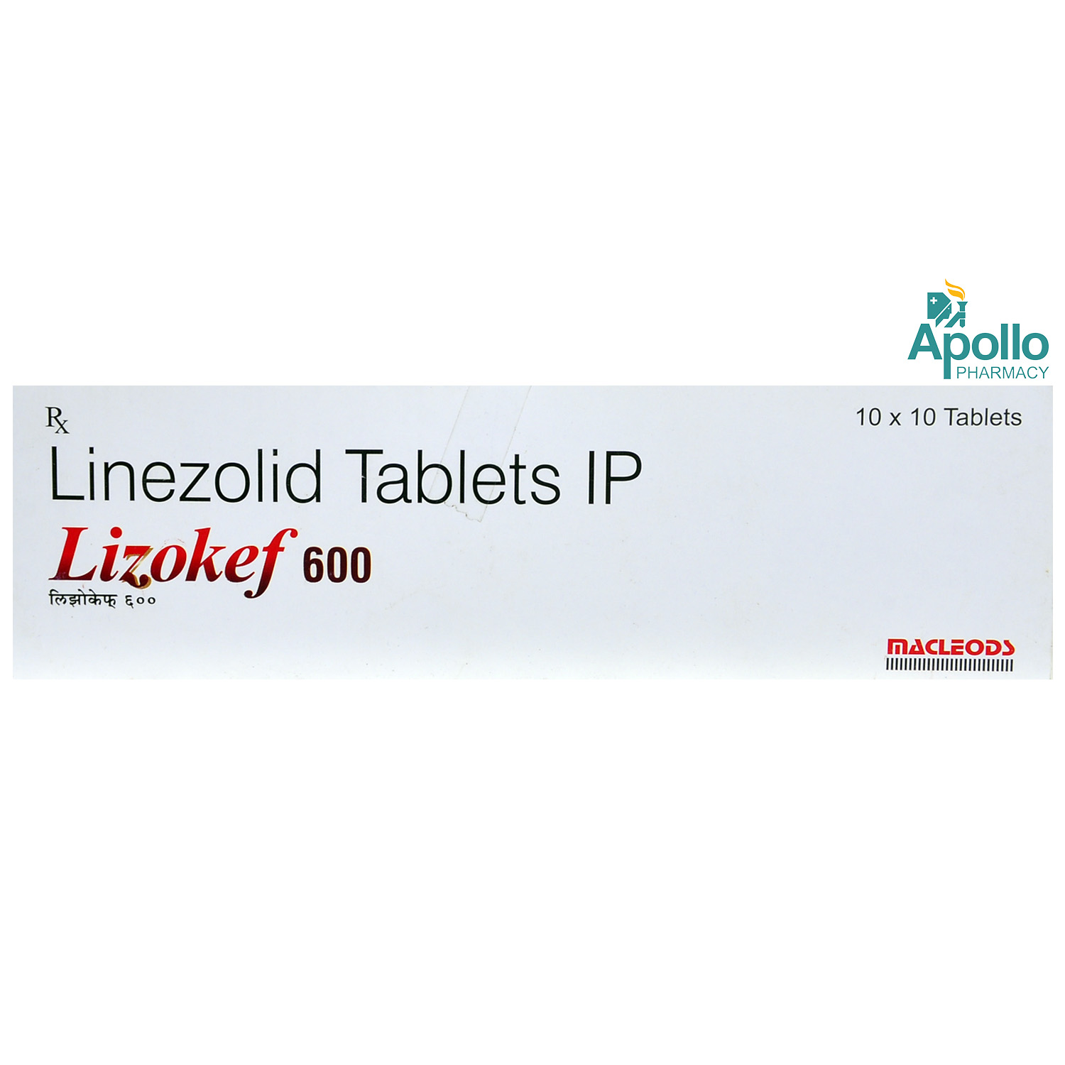 Lizokef New 600 Tablet 10's, Pack of 10 TabletS Lizokef New 600 Tablet 10's, Pack of 10 TabletS