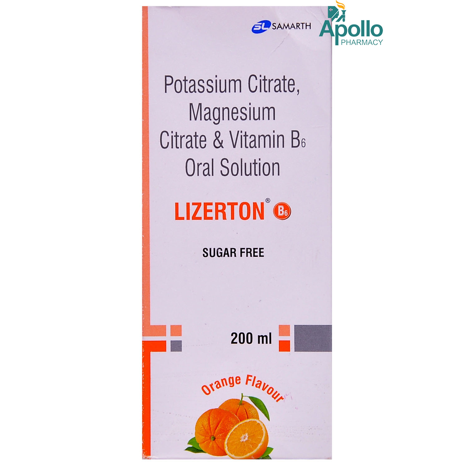 Buy Lizerton B6 S/F Orange Flav Solution 200ml Online