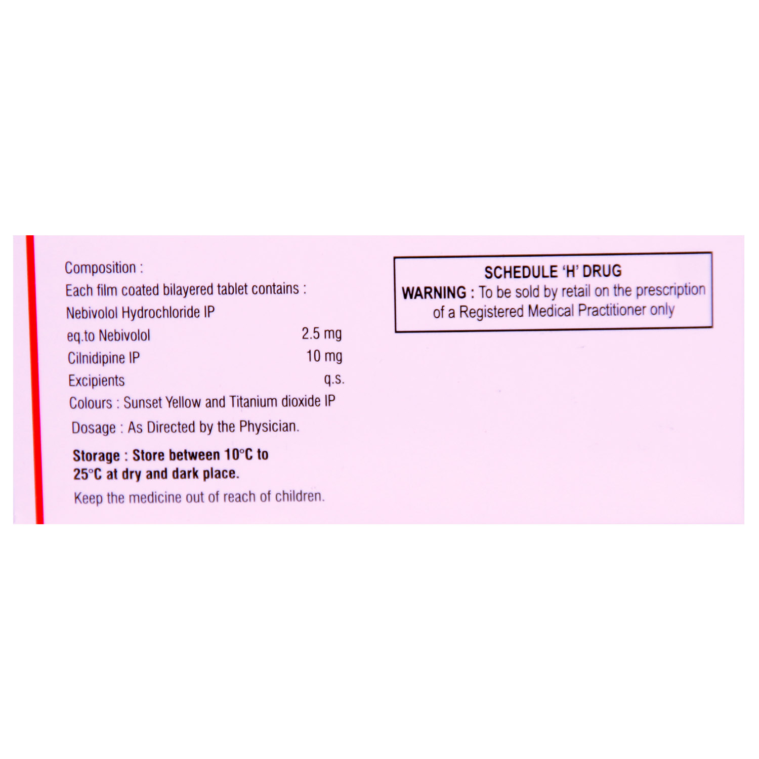 LN Beta 2.5 Tablet 10's, Pack of 10 TABLETS LN Beta 2.5 Tablet 10's, Pack of 10 TABLETS