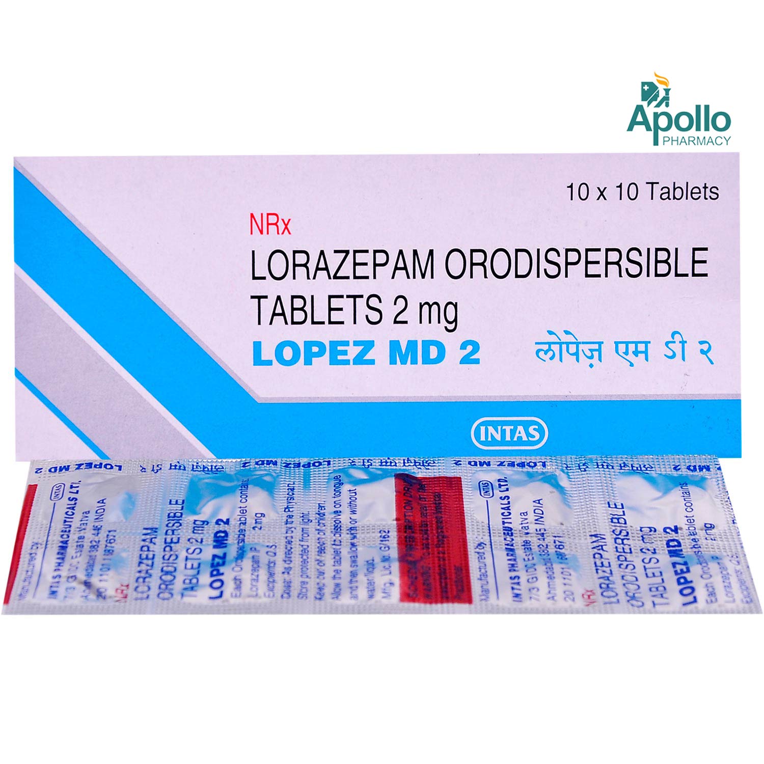 Lopez MD 2 Tablet 10's, Pack of 10 TABLETS Lopez MD 2 Tablet 10's, Pack of 10 TABLETS