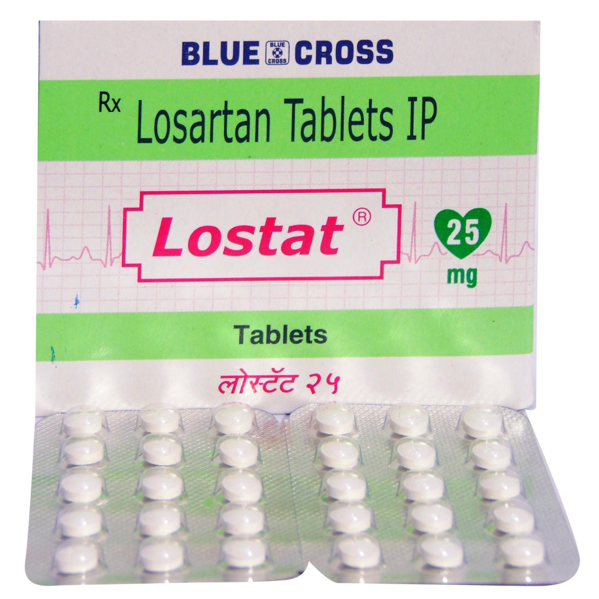 LOSTAT 25MG TABLET, Pack of 10 TABLETS LOSTAT 25MG TABLET, Pack of 10 TABLETS