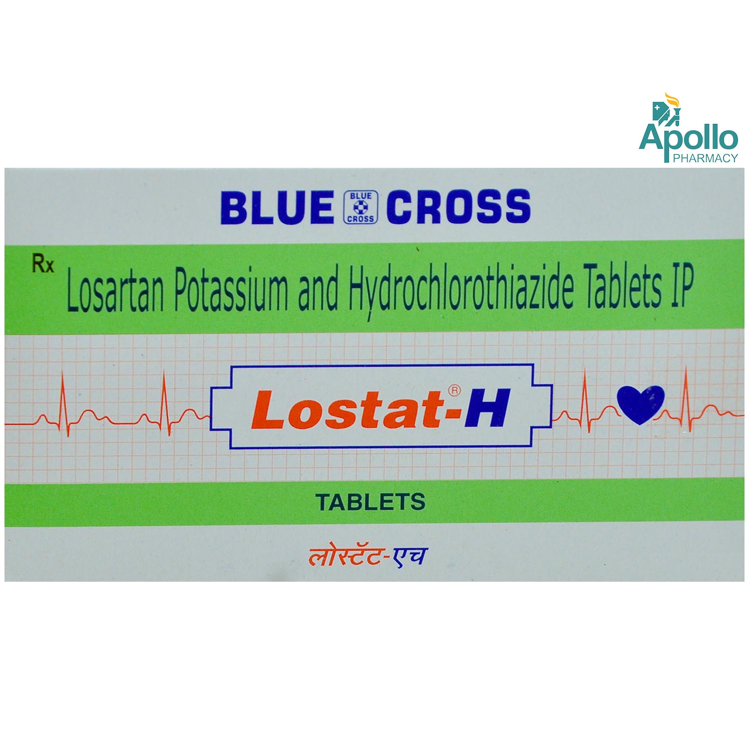 Lostat-H Tablet 10's, Pack of 10 TABLETS Lostat-H Tablet 10's, Pack of 10 TABLETS