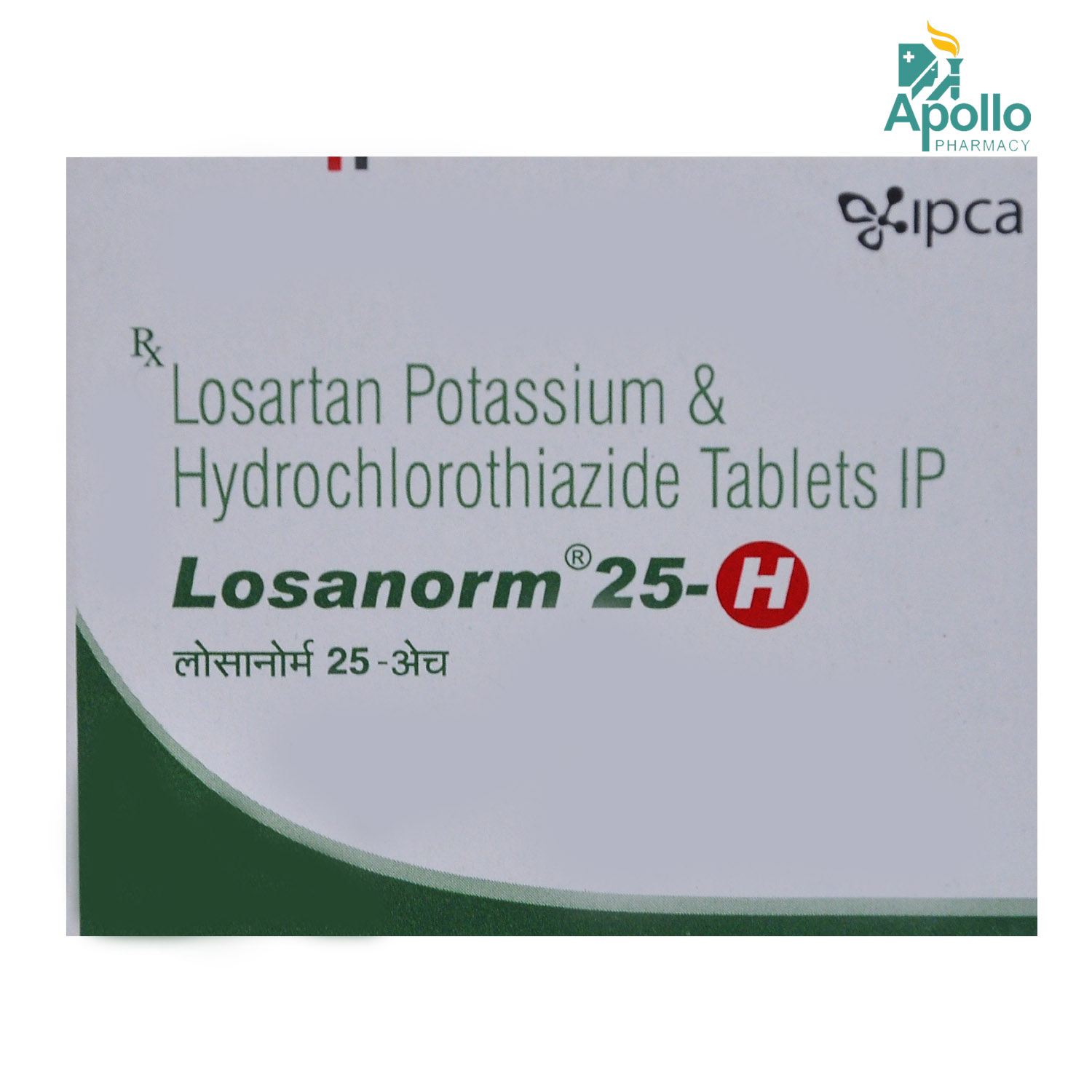 Losanorm 25-H Tablet 10's, Pack of 10 TABLETS Losanorm 25-H Tablet 10's, Pack of 10 TABLETS