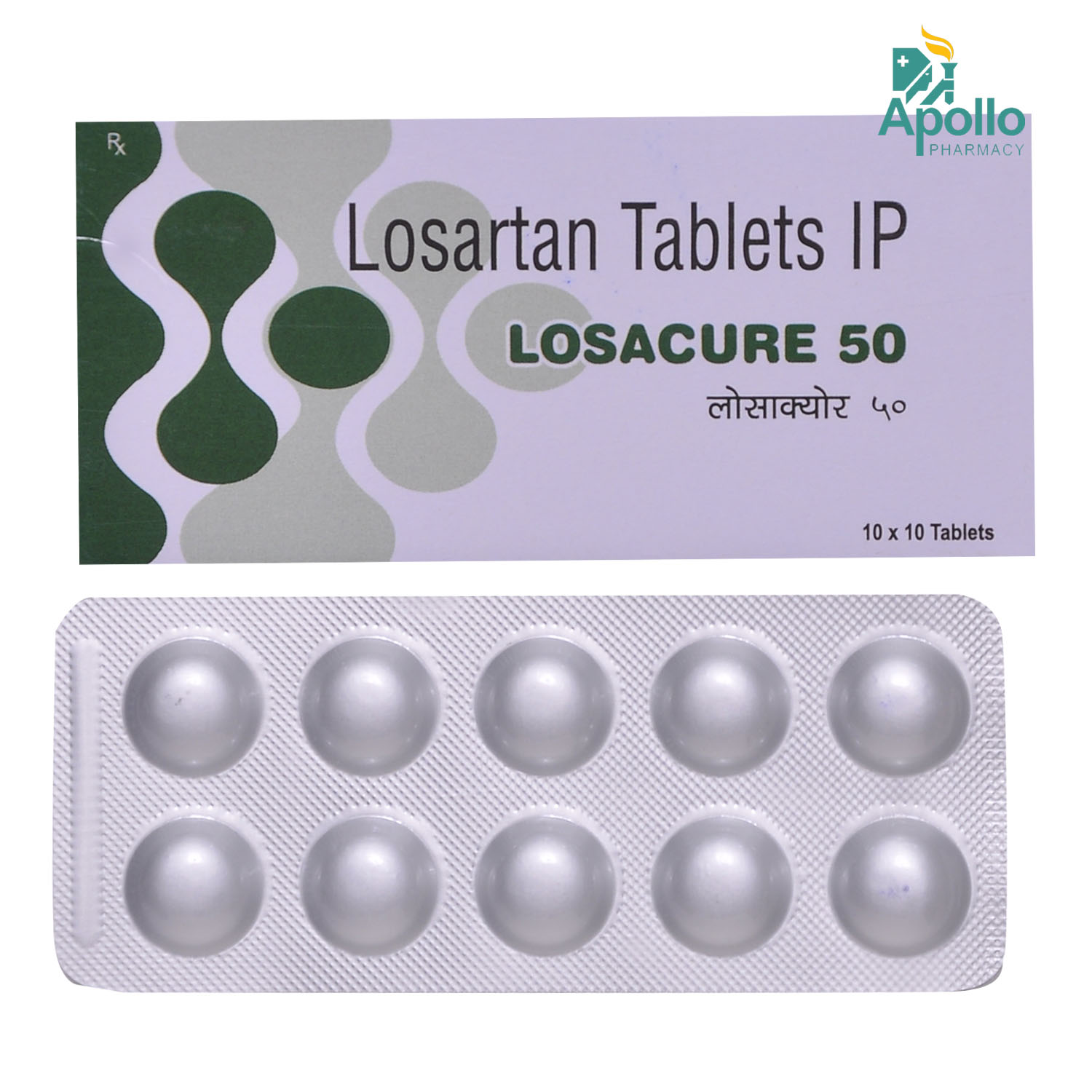 Losacure 50 Tablet 10's, Pack of 10 TABLETS Losacure 50 Tablet 10's, Pack of 10 TABLETS