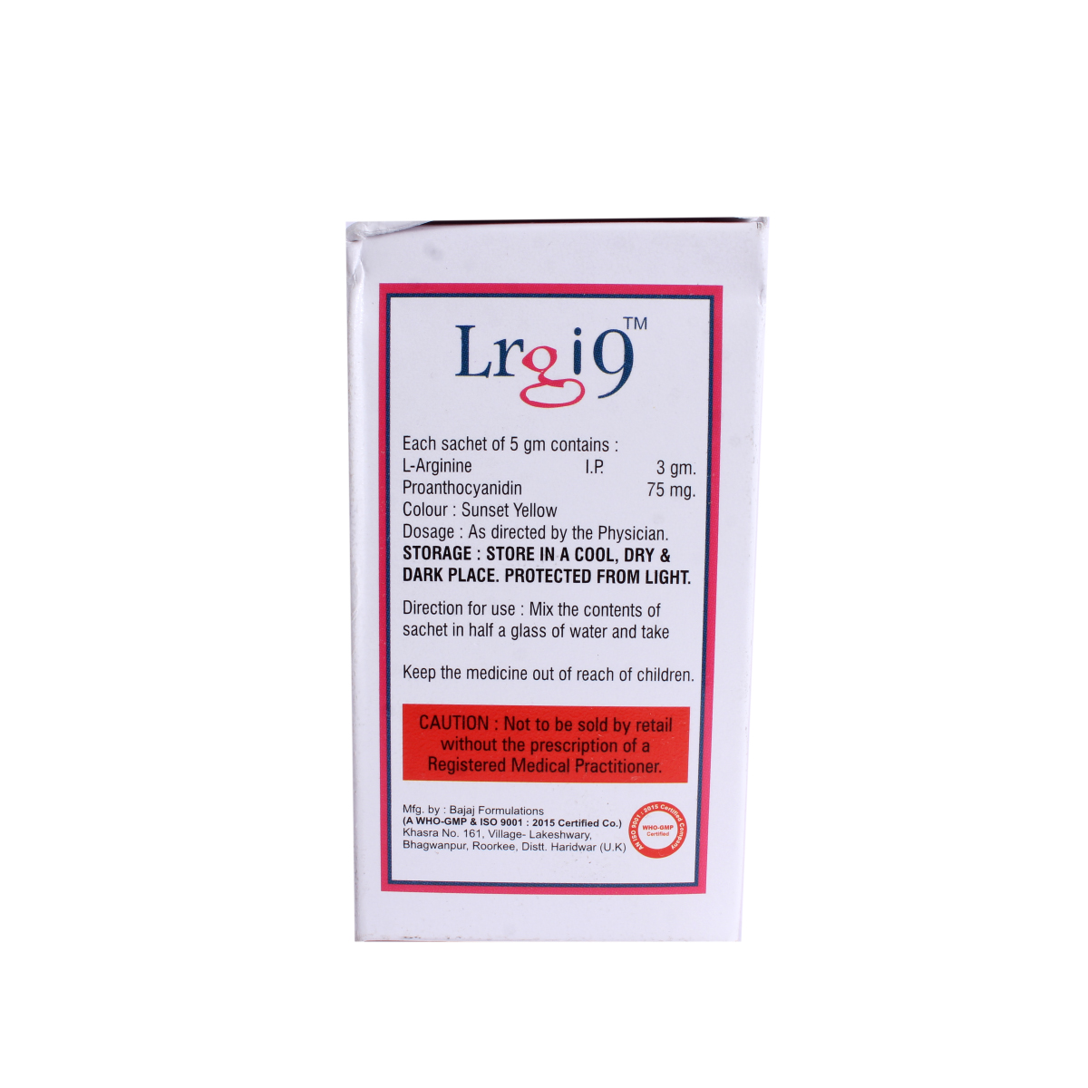 Lrgi9 Granules 5gm, Pack of 1 Powder Lrgi9 Granules 5gm, Pack of 1 Powder