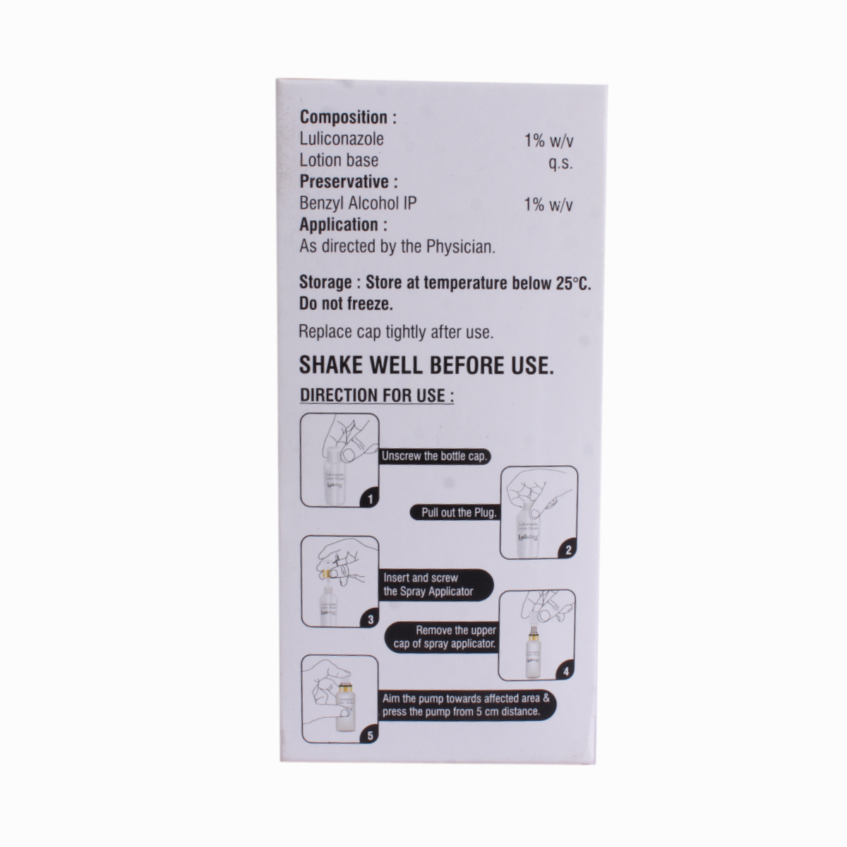 Luliclinz Spray 30 ml, Pack of 1 Spray Luliclinz Spray 30 ml, Pack of 1 Spray