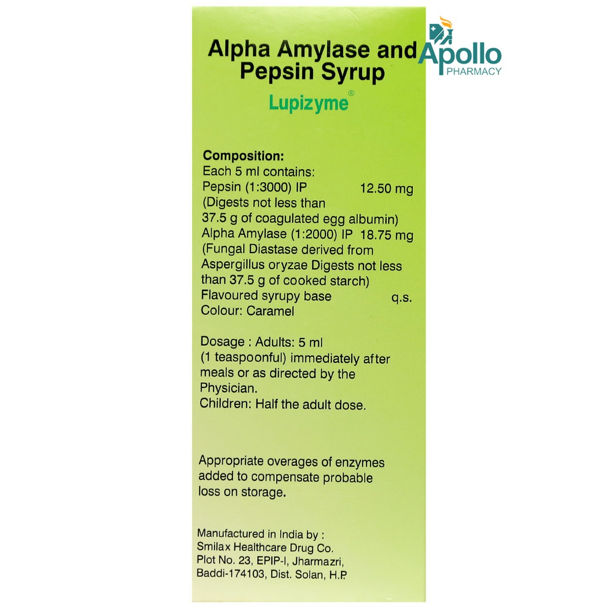 Lupizyme Syrup 200 ml, Pack of 1 Lupizyme Syrup 200 ml, Pack of 1