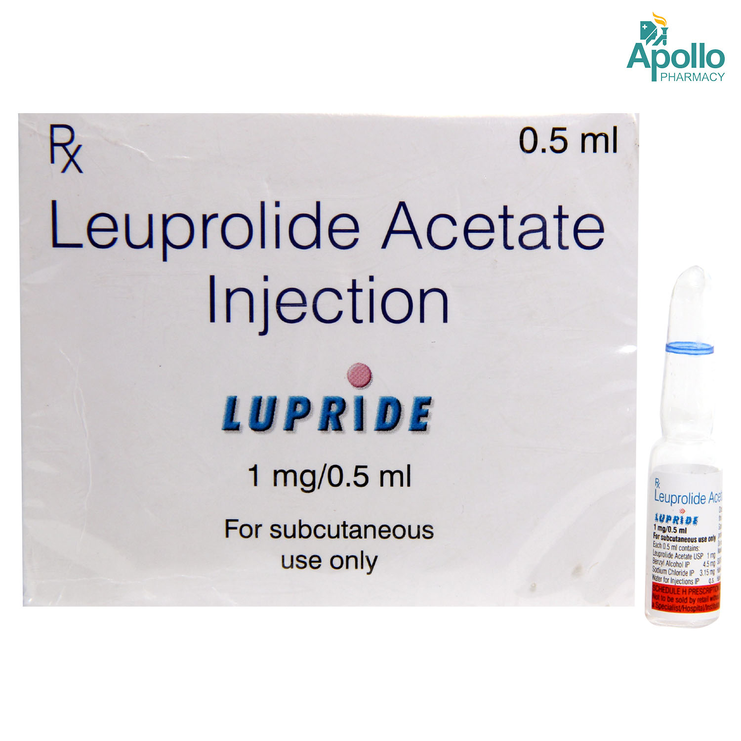 Lupride Injection 0.5 ml, Pack of 1 Injection Lupride Injection 0.5 ml, Pack of 1 Injection