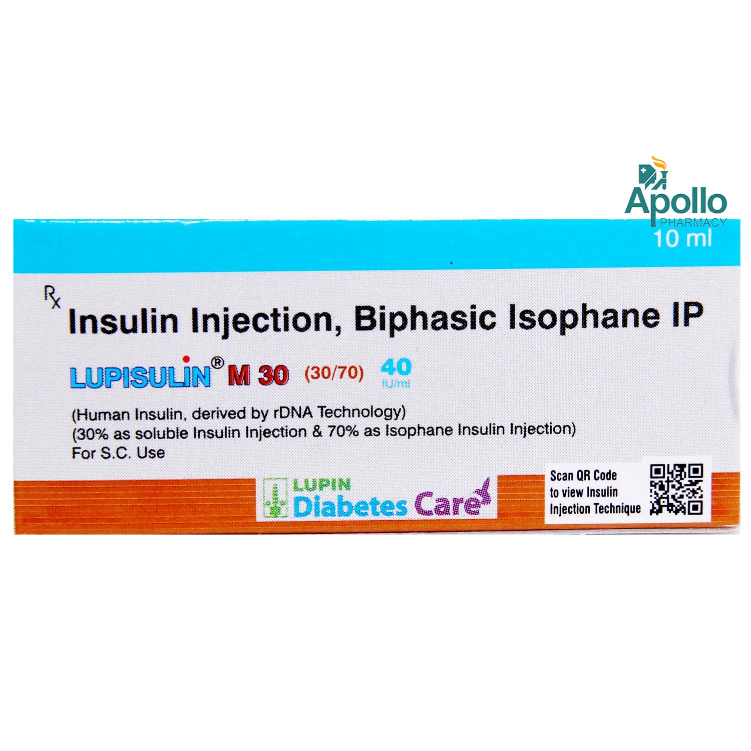 Lupisulin M 30 40IU/ml Injection 10 ml, Pack of 1 INJECTION Lupisulin M 30 40IU/ml Injection 10 ml, Pack of 1 INJECTION